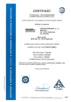  ČSN EN ISO 15085-2 1.str